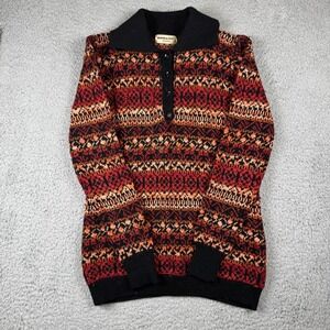 Vintage 70s Saint Laurent Rive Gauche Knit Sweater YSL VTG XS/Small